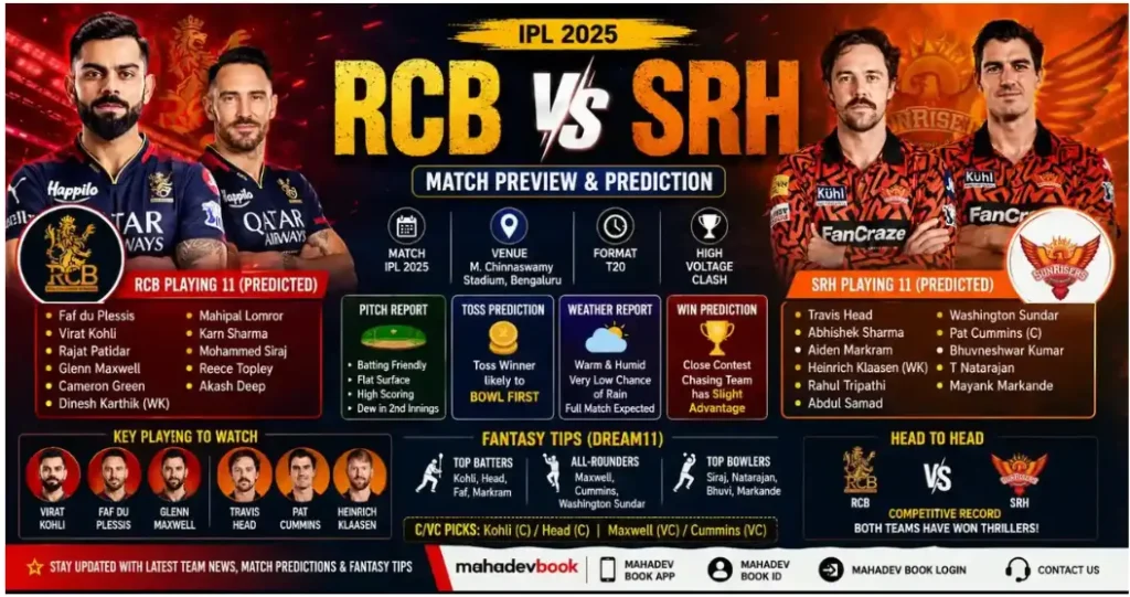 RCB vs SRH